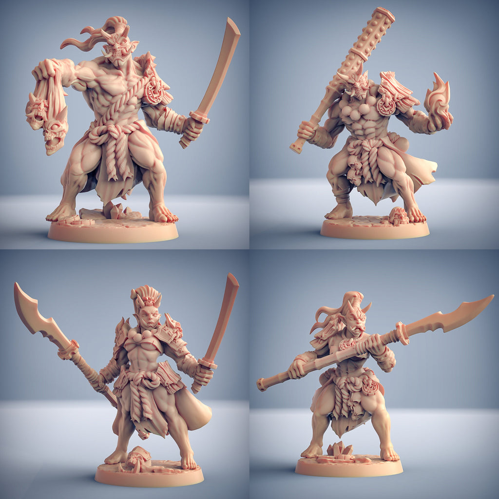 Oni Grunt Miniatures | Oni Clan | Fantasy D&D Miniature | Artisan Guild