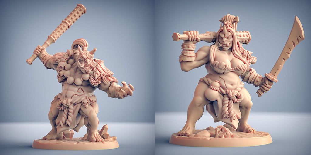 Kyojin Miniatures | Oni Clan | Fantasy D&D Miniature | Artisan Guild