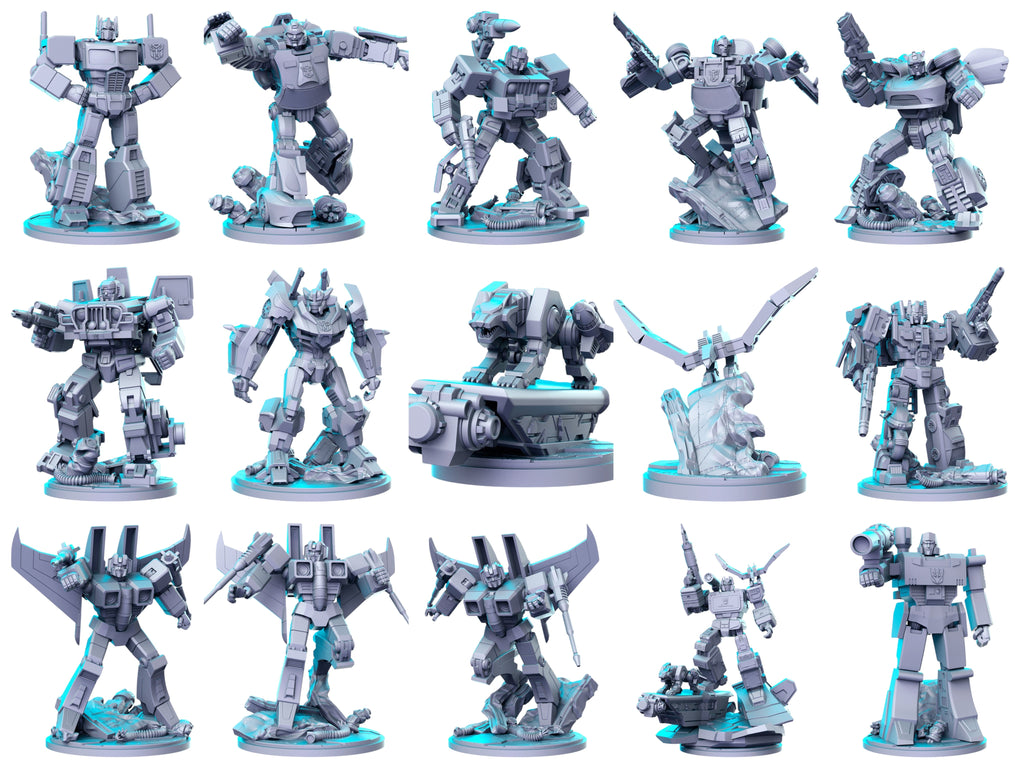 Transformer Miniatures | Pop Culture Miniature | RN Estudio