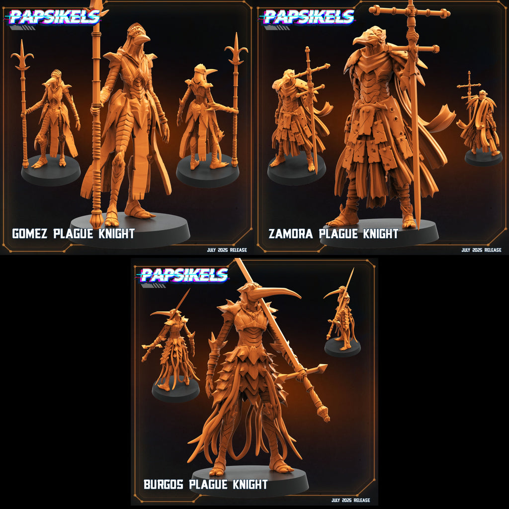 Plague Knight Miniatures | Trench Grimdark | Papsikels