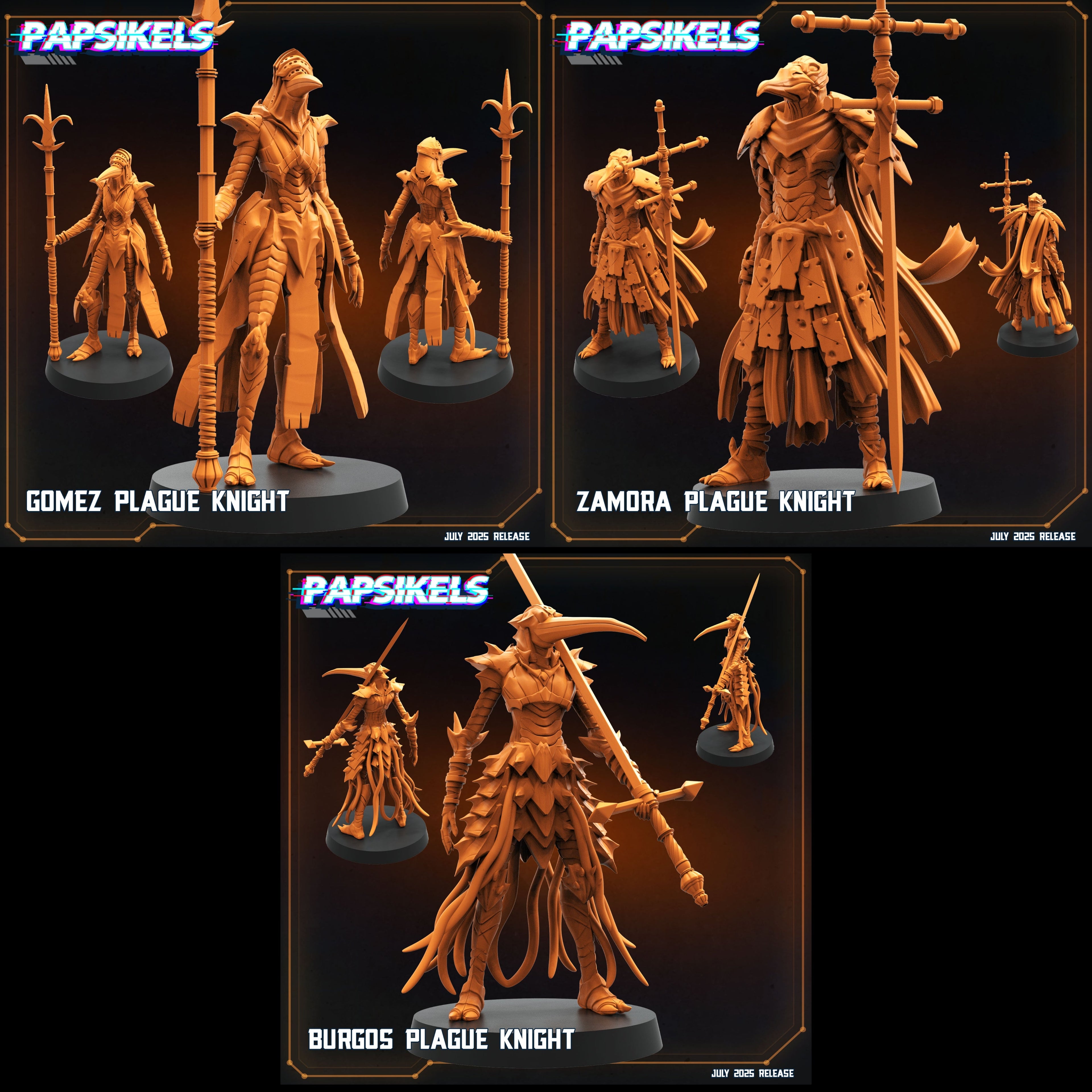 Plague Knight Miniatures | Trench Grimdark | Papsikels