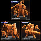 Quiapo Heavy Armour Miniatures | Trench Grimdark | Papsikels