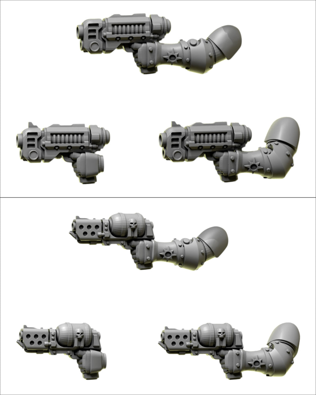 Pistols | Eternal Pilgrims | Conversion Bits For 28mm 32mm Sci-fi Marines