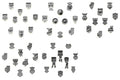 Shoulder Heraldry Shields | Eternal Pilgrims | Conversion Bits For 28mm 32mm Sci-fi Marines