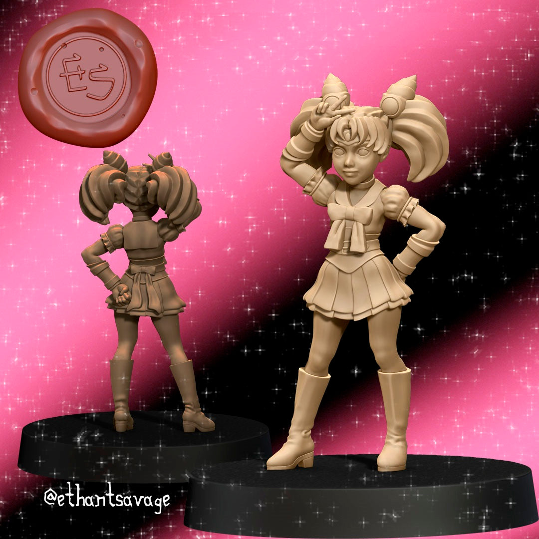 Inner Scout Miniatures | Sailor Scouts | Fantasy Miniature | Ethan Savage Studios