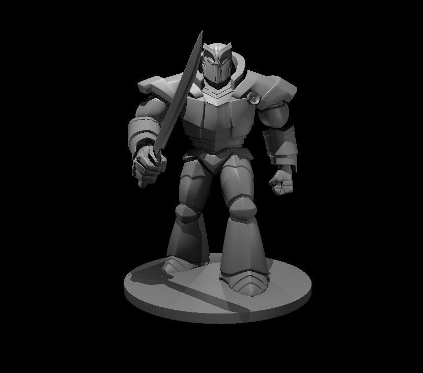 Golem 28mm Scale Miniature