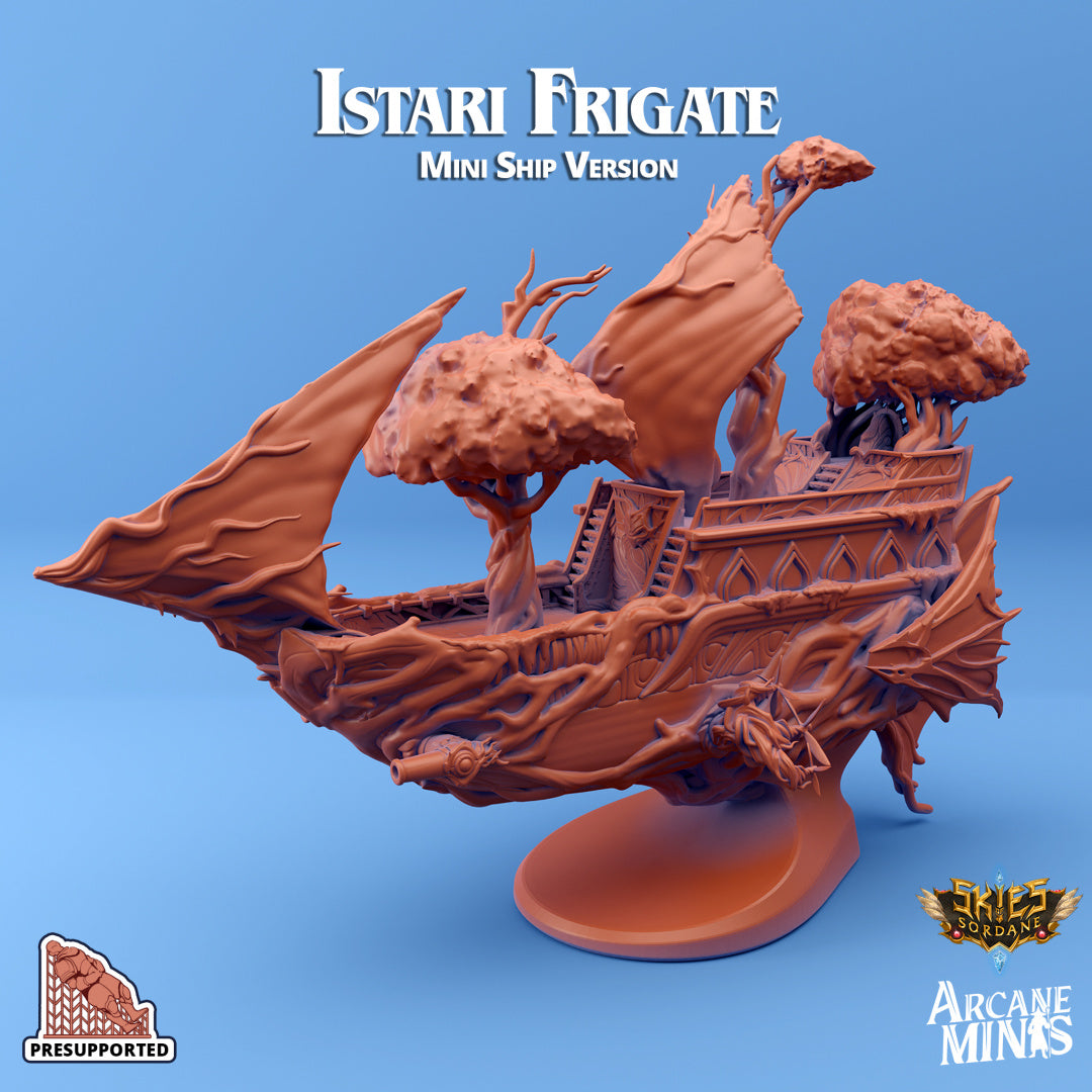 Istari Frigate Airship | Skies of Sordane | Fantasy Miniature | Arcane Minis