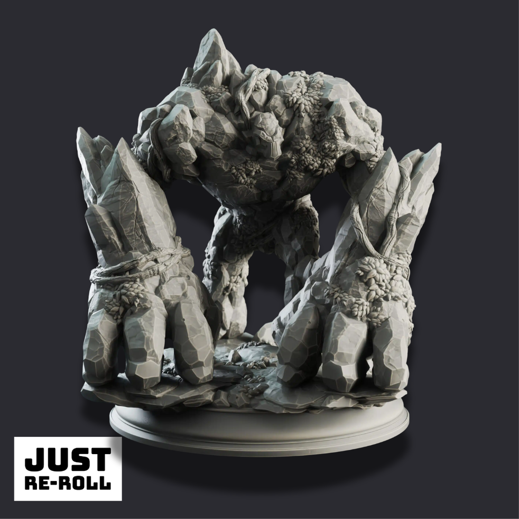 The Three Faces – Elemental Golems - 3D Monster Miniature