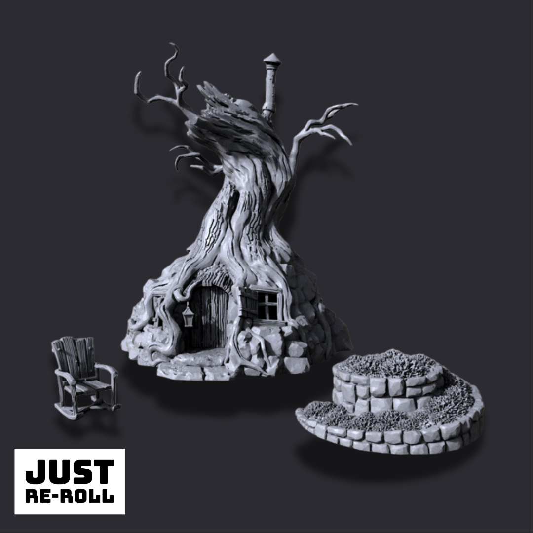 Witch’s Hut - 3D Printed Terrain Miniature