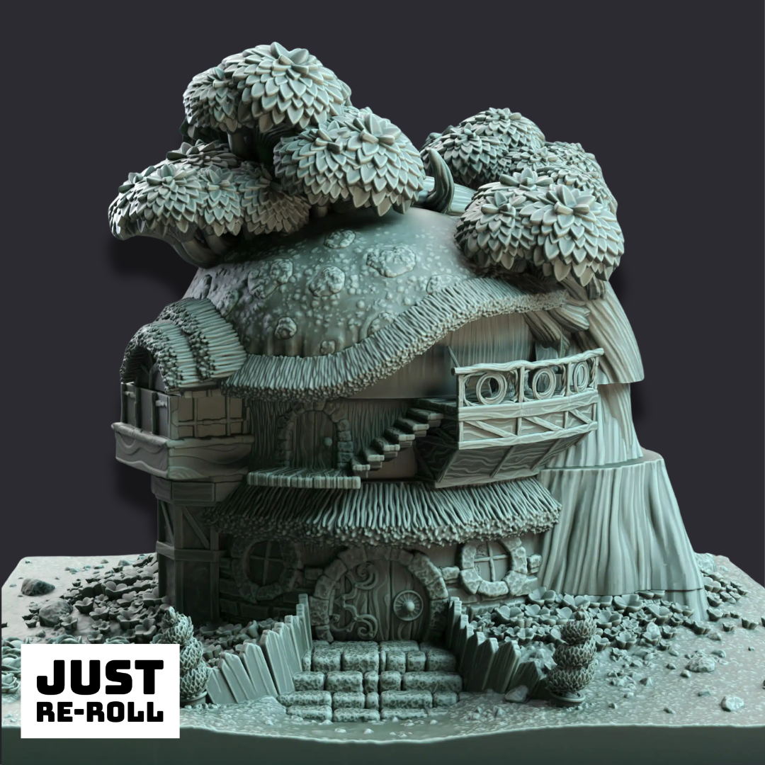 Cordelia’s Cottage – 3D Printed Fungi Homestead Terrain