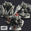 The Three Faces – Elemental Golems - 3D Monster Miniature