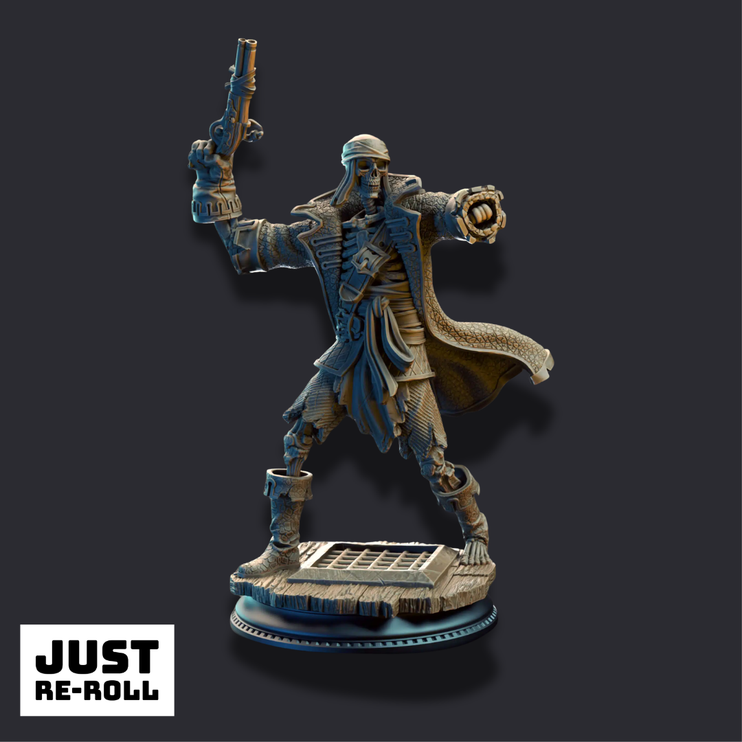 Undying Scallywags – Crew of the Damned Galleon - 3D Printed Undead Monster Miniatures