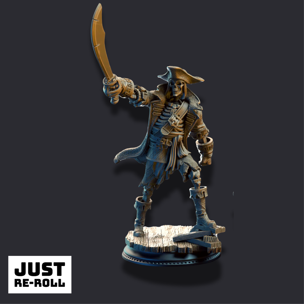 Undying Scallywags – Crew of the Damned Galleon - 3D Printed Undead Monster Miniatures