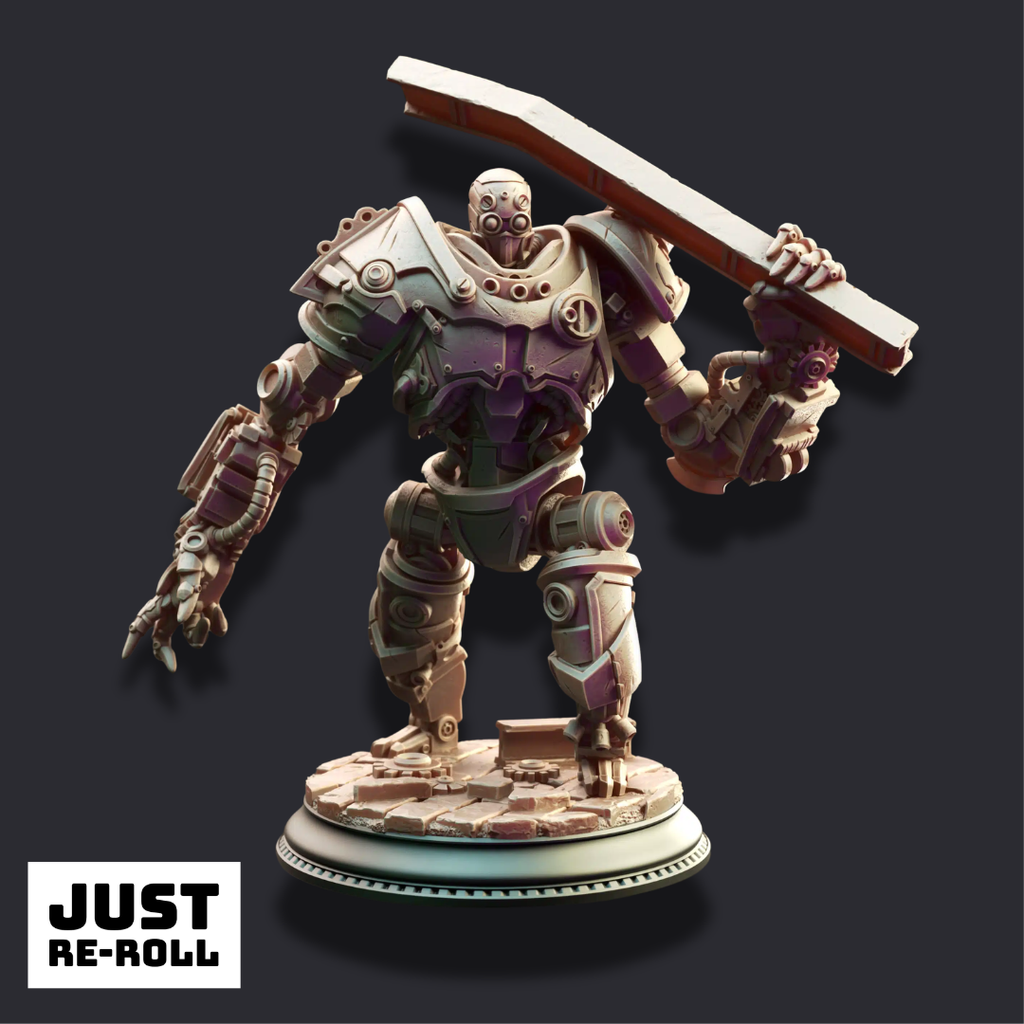 Venatoris – Clockwork Golem - 3D Monster Miniature