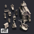 Cemetery of the Damned – 3D Printed Cemetery Terrain