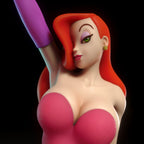 Jessica | Pin-Up Statue Fan Art Miniature Unpainted | Torrida Minis