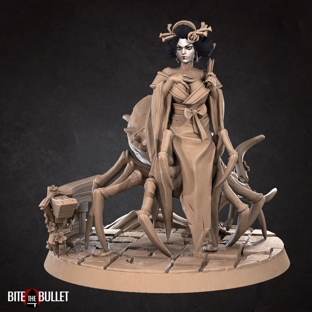 Jorogumo (Fan) | Japanese Bullet Town | Fantasy Miniature | Bite the Bullet
