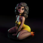 Judith | Pin-Up Statue Fan Art Miniature Unpainted | Torrida Minis