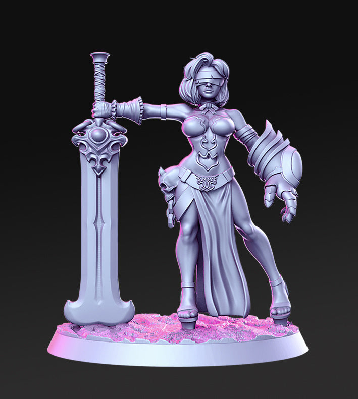 Paladin Justicia | Thieves & Assassins | Fantasy Miniature | RN Estudio