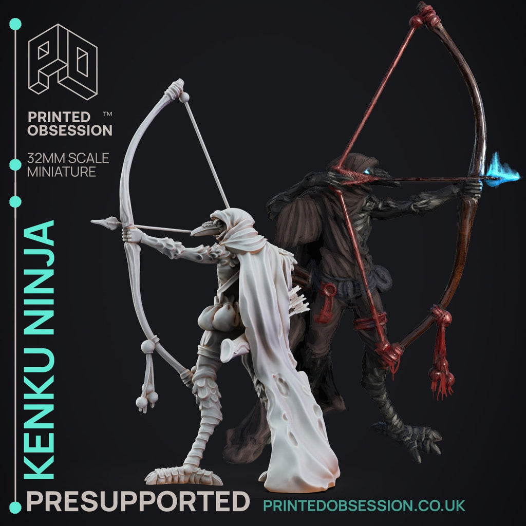 Kenku Ninja | Ninjas & Mimics | Fantasy Miniature | Printed Obsession