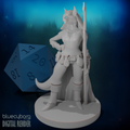 Kitsune Female Druid 28mm Scale Miniature