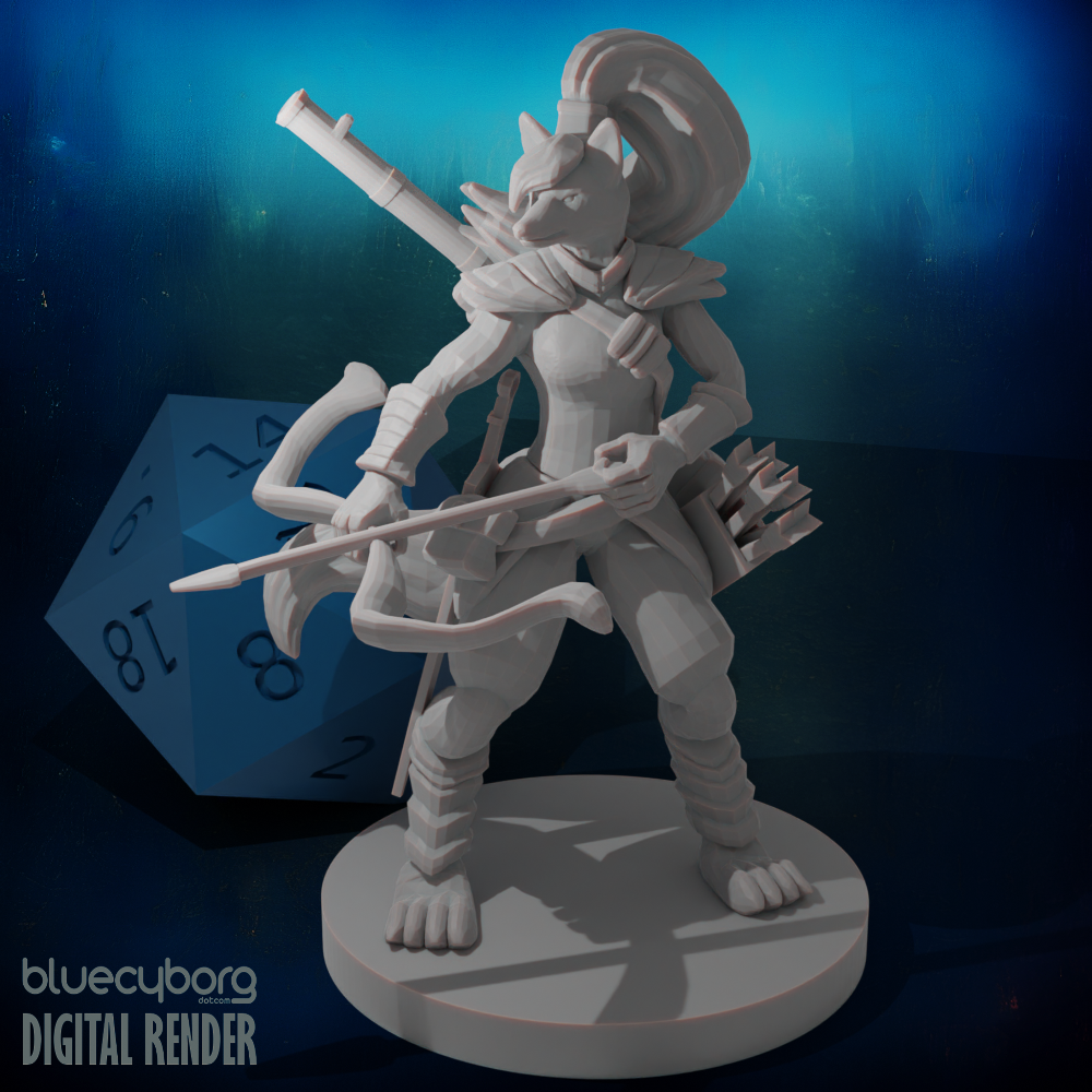Kitsune Ranger 28mm Scale Miniature