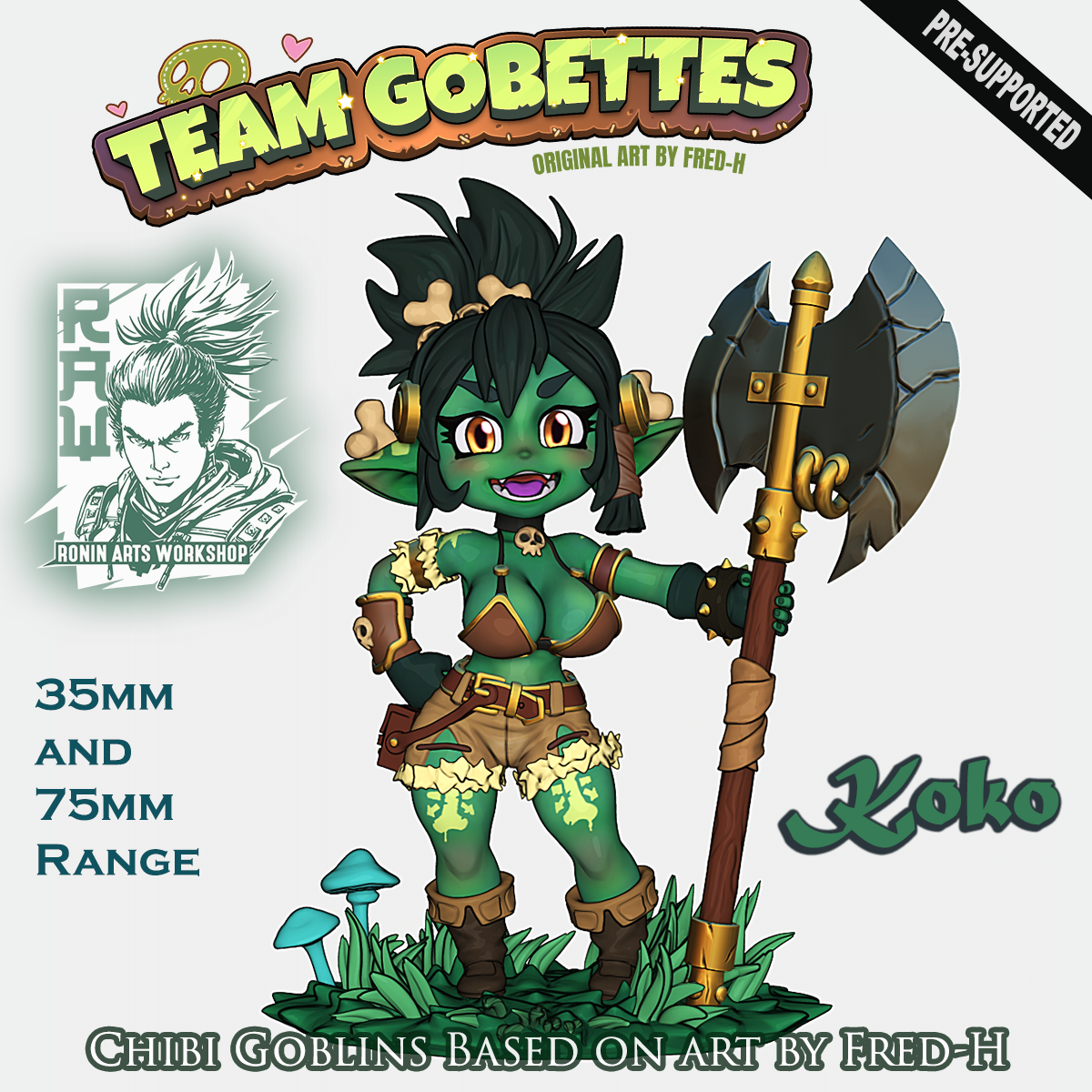 Goblin Barbarian Koko | Team Gobettes | Ronin Arts Workshop