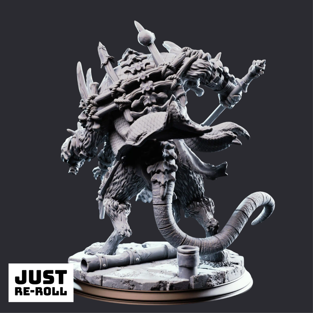 Königsratte The Rat King - 3D Printed Monster Miniature