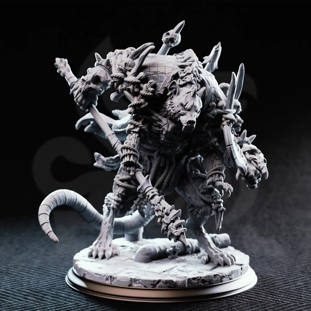 Königsratte The Rat King - 3D Printed Monster Miniature