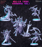 Kuj-La Tribe Warband Miniatures (Full Set) | Fantasy Miniature | RN Estudio