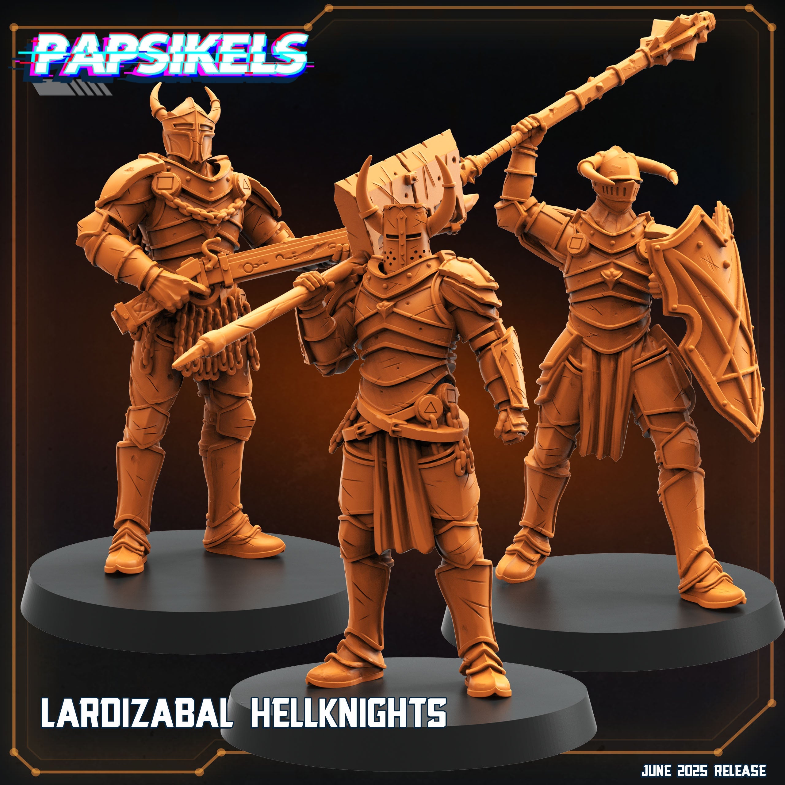 Lardizabal Hell Knight Miniatures | Trench Grimdark | Papsikels
