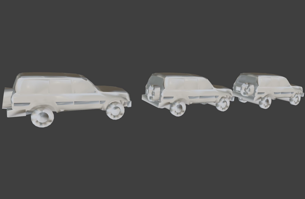 6mm (1:285) Land Cruisers