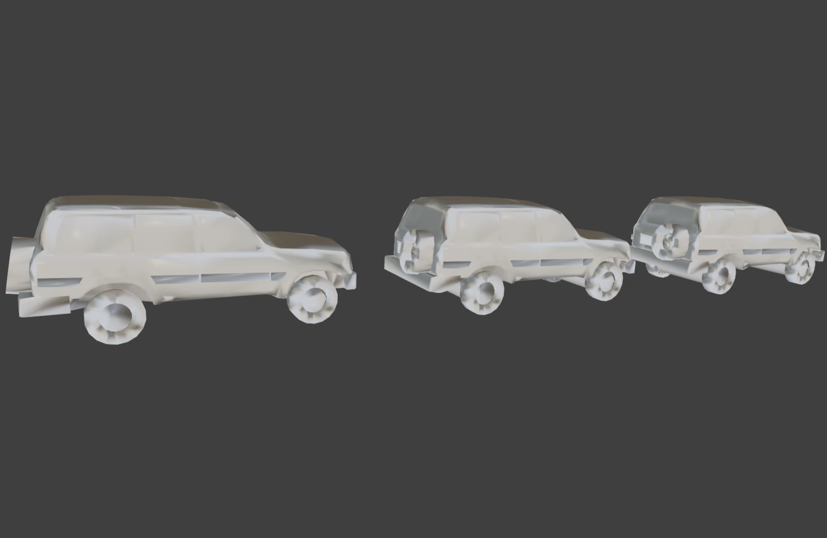 6mm (1:285) Land Cruisers