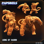 Lions of Habibi Miniatures | Trench Grimdark | Papsikels