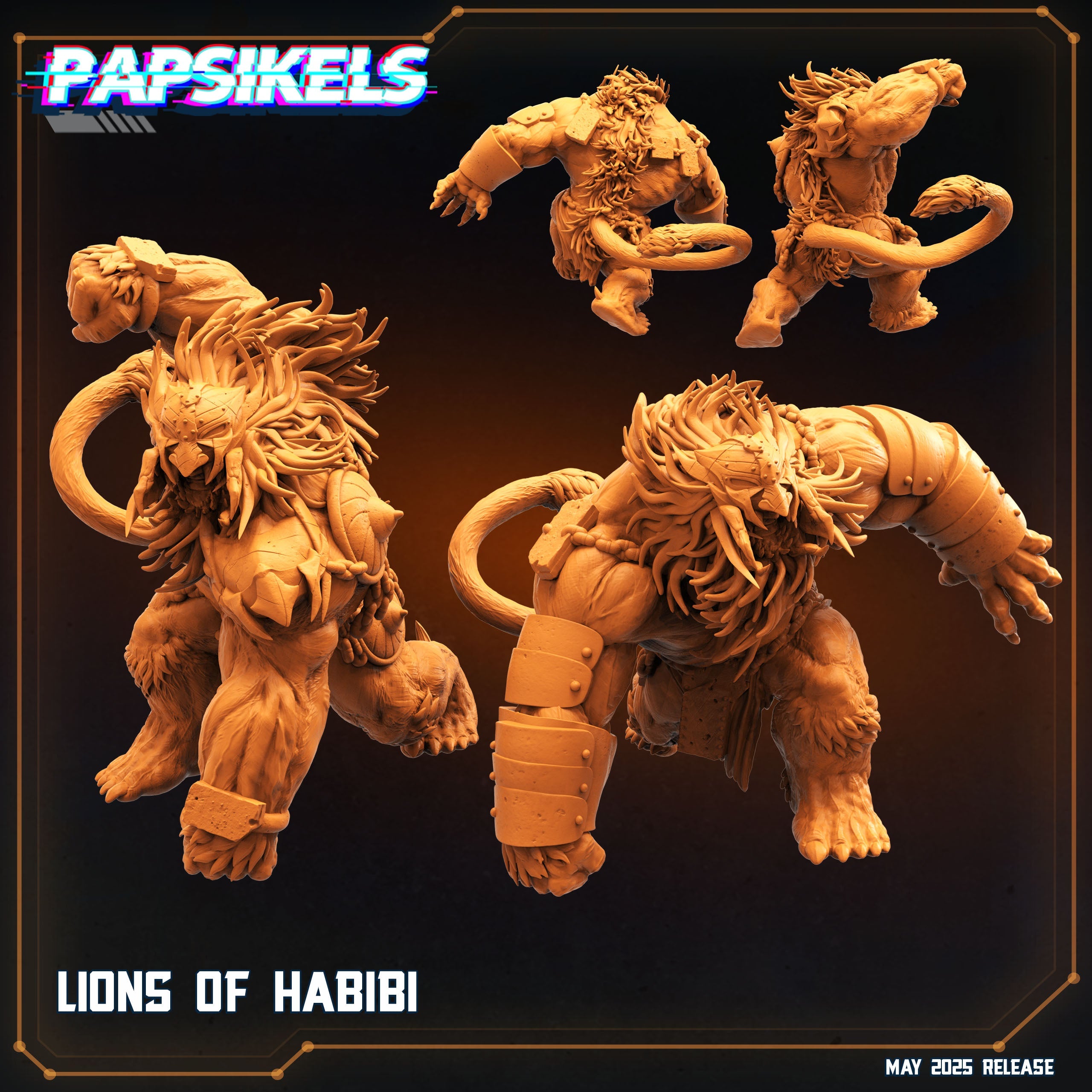 Lions of Habibi Miniatures | Trench Grimdark | Papsikels