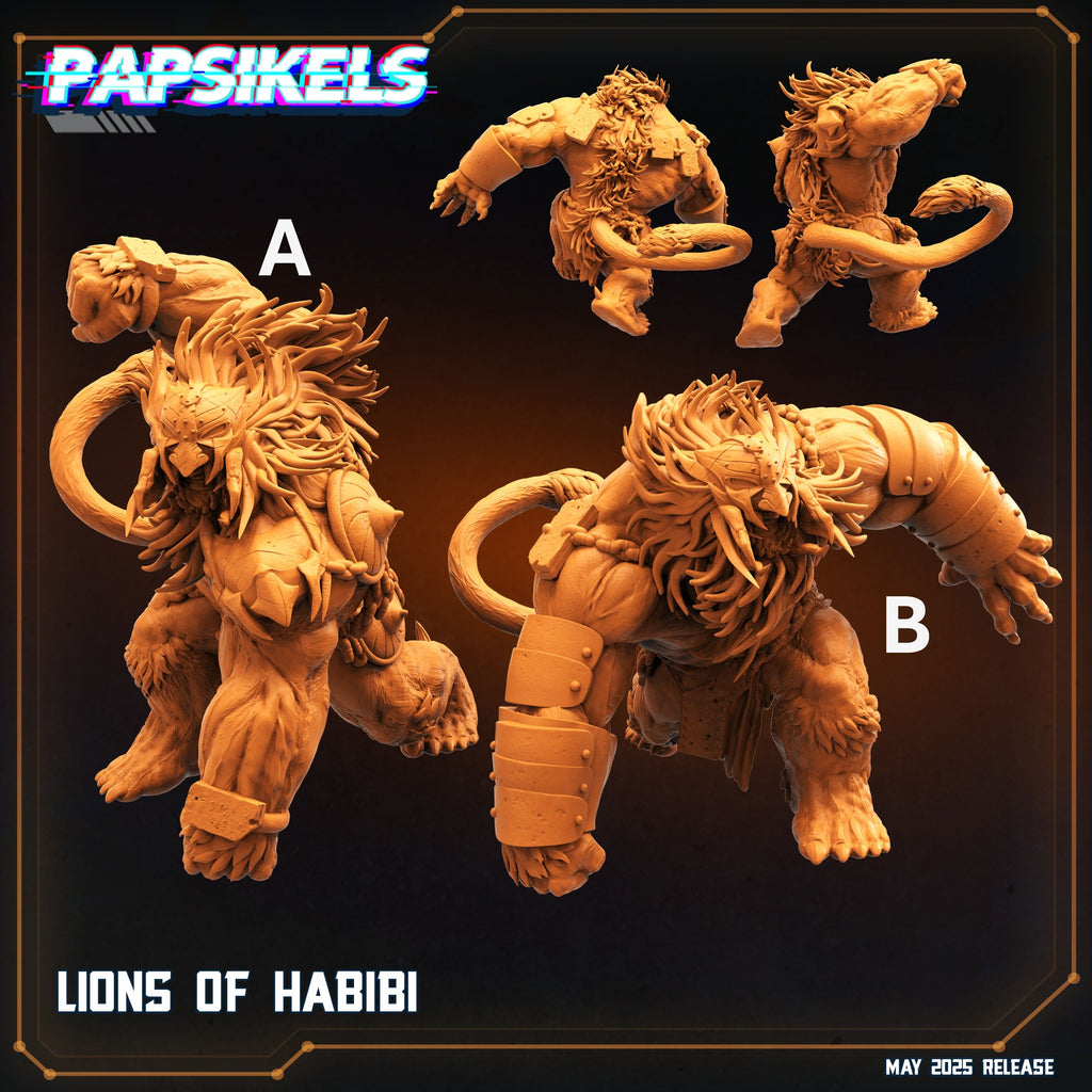Lions of Habibi Miniatures | Trench Grimdark | Papsikels