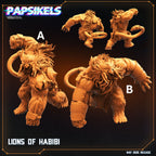 Lions of Habibi Miniatures | Trench Grimdark | Papsikels