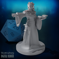 Leafy Elf Female Wizard 28mm Scale Miniature