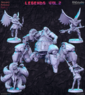 Legends Vol 2 Miniatures (Full Set) | Fantasy Miniature | RN Estudio