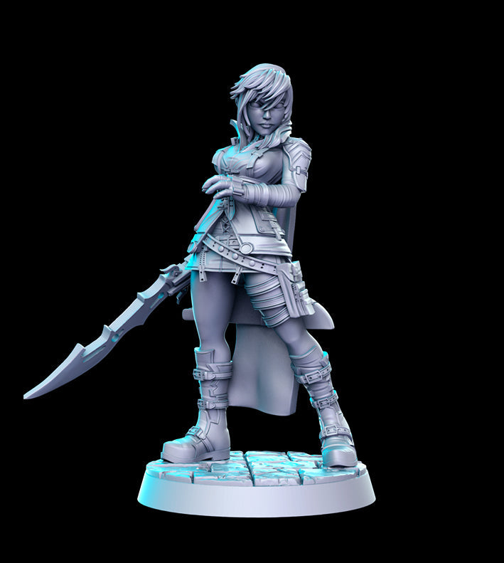 Warrior Light | Classic JRPG Vol 22 | Fantasy Miniature | RN Estudio