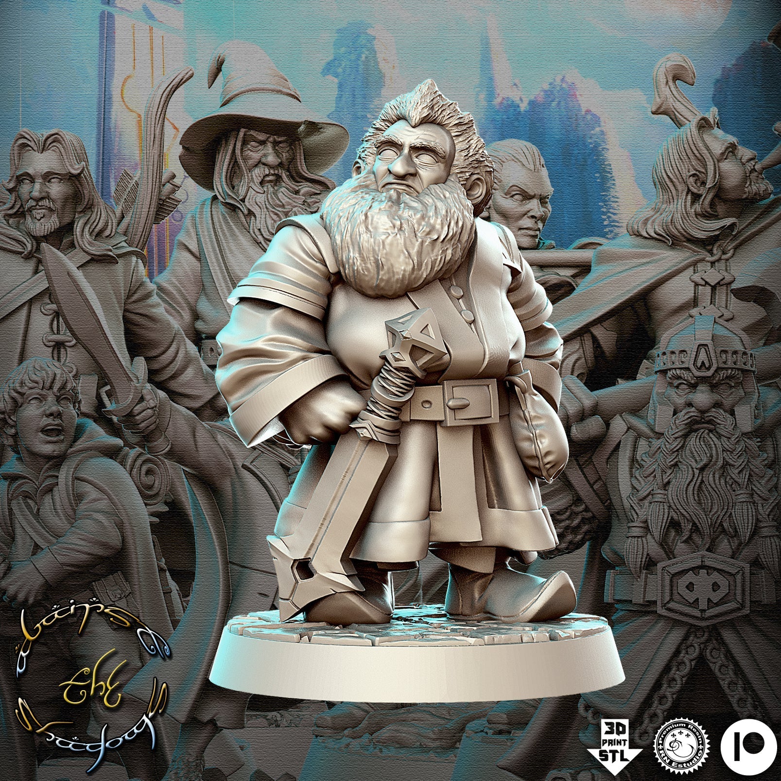 Limba | Against the Shadows | Fantasy Miniature | RN Estudio