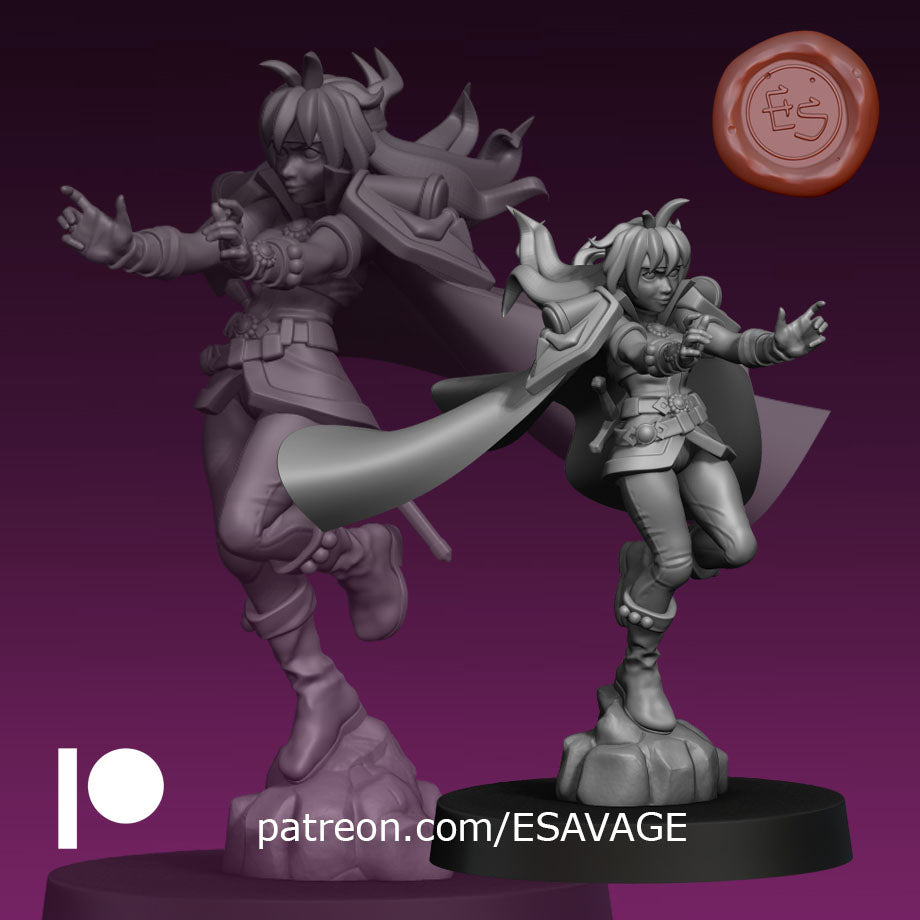 Lina | Fantasy Miniature | Ethan Savage Studios