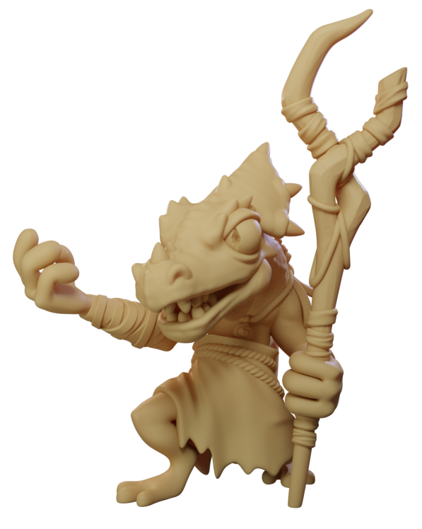 Stone King's Deep In The Jungle Lizard Folk Oversized Resin Miniatures