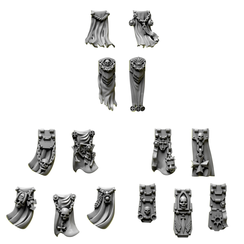 Loin Cloths | Eternal Pilgrims | Conversion Bits For 28mm 32mm Sci-fi Marines