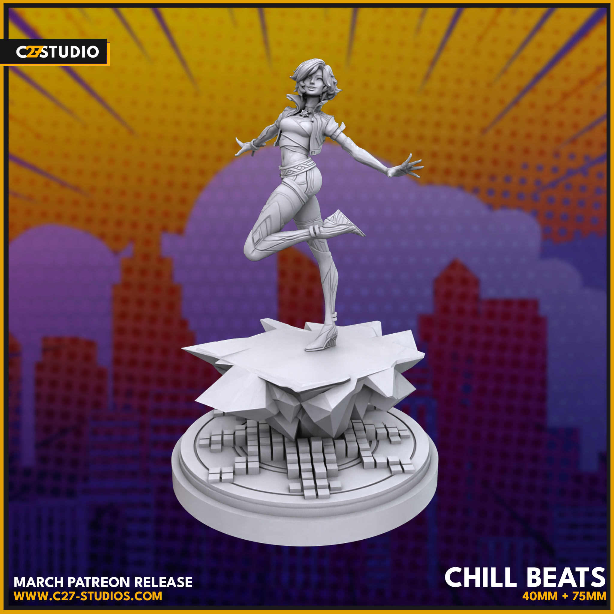 Chill Beats | Heroes | Sci-Fi Miniature | C27 Studio