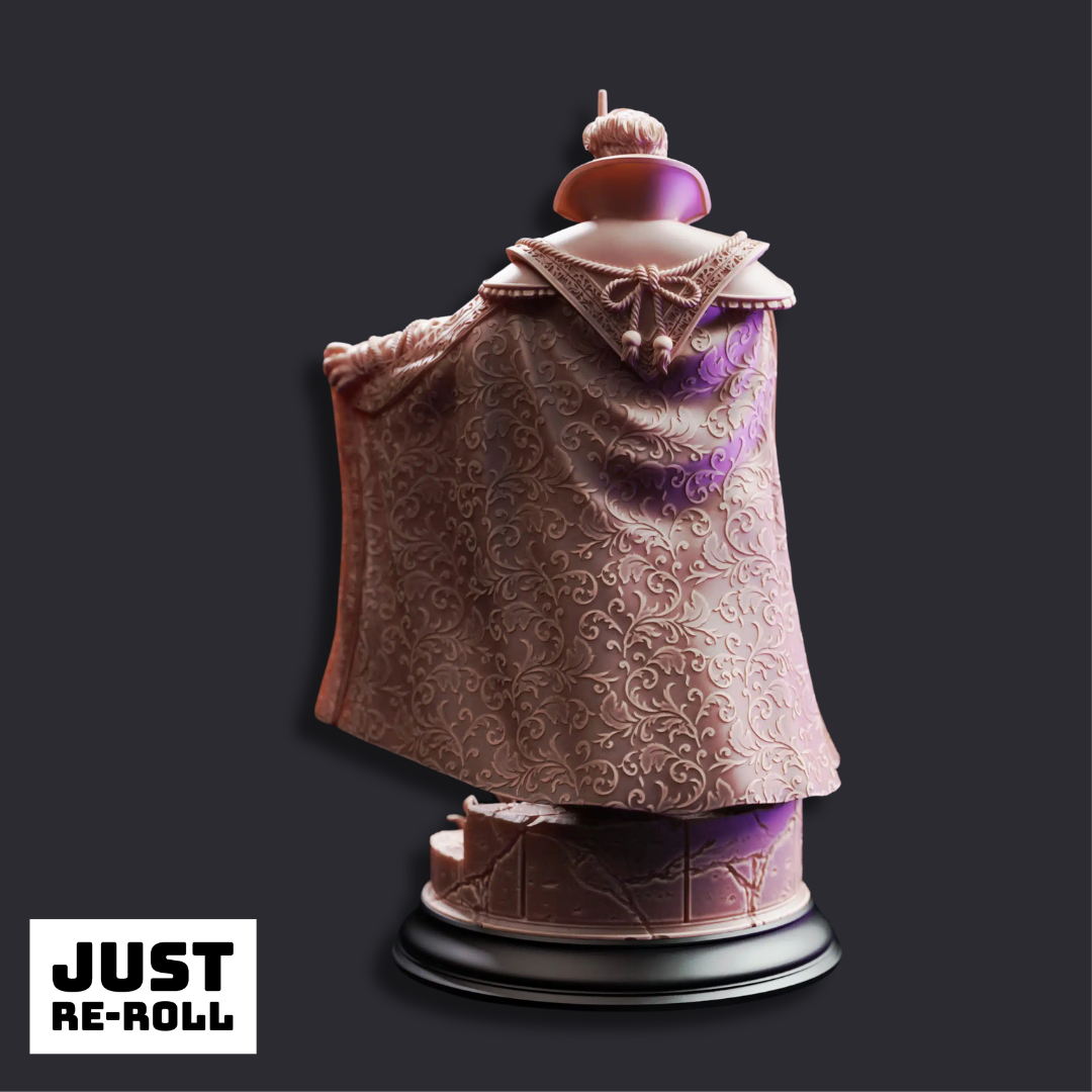 Luther Fleck Professor of Alchemy - 3D Printed Wizard Miniature