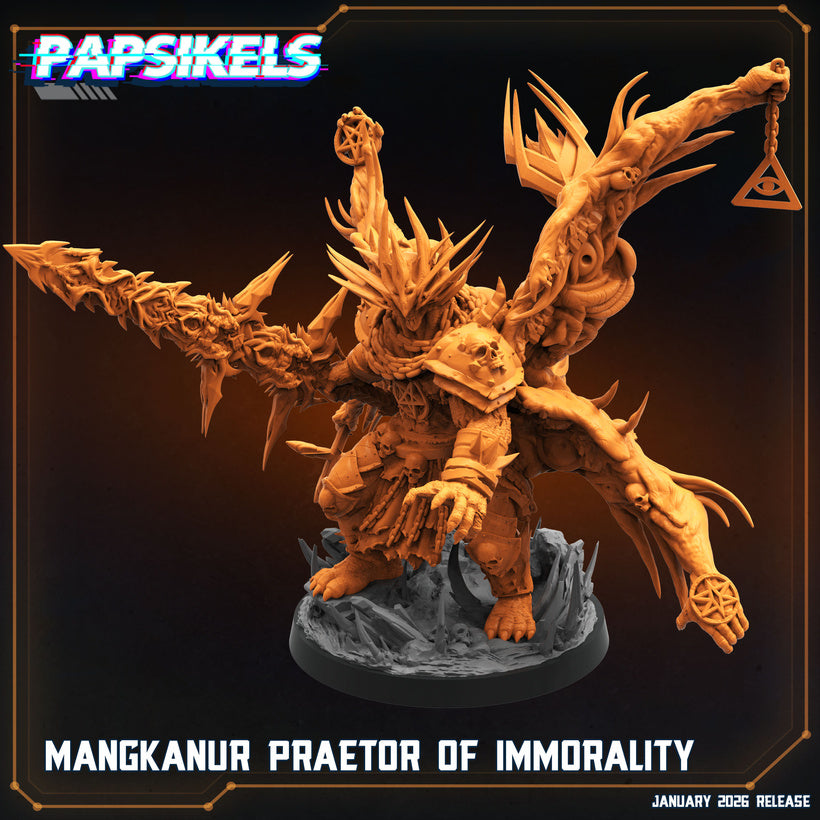 Mangkanur Praetor of Immorality | Trench Grimdark | Papsikels