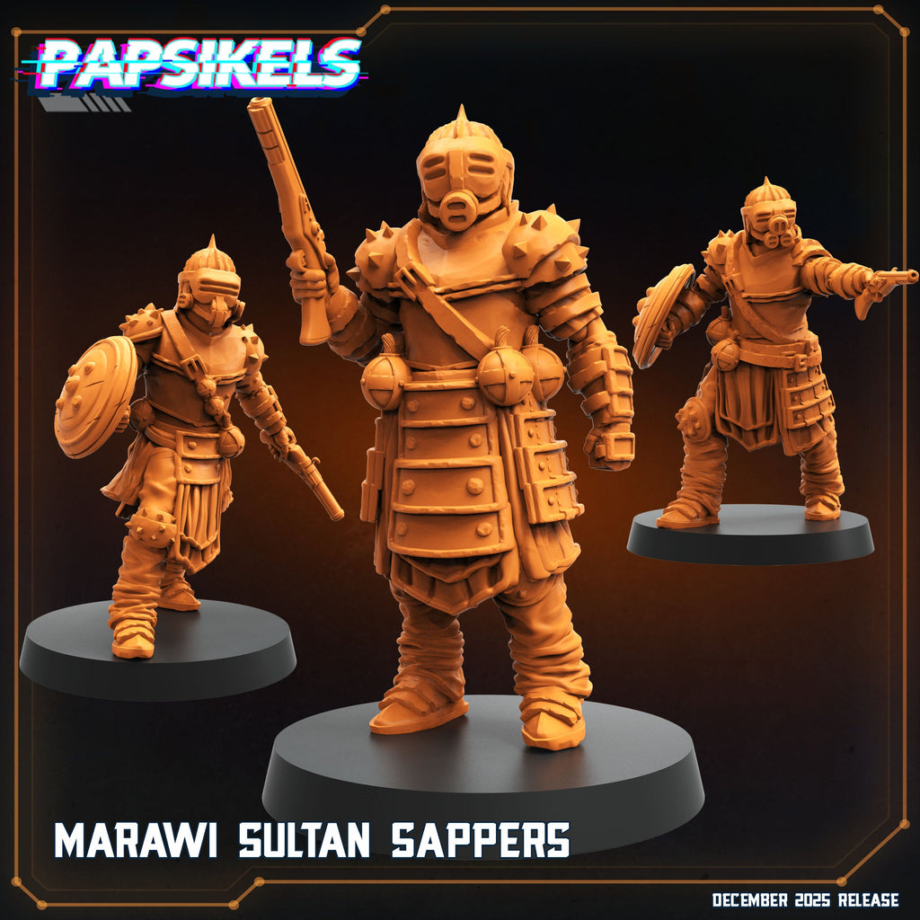 Marawi Sultan Sappers Trench Crusade Proxy Miniatures Papsikels