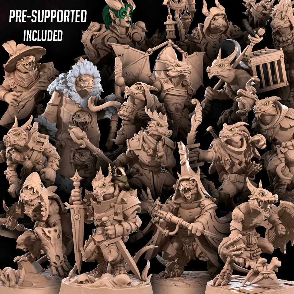 Kobolds DnD Miniatures | Fantasy Miniatures | Bite the Bullet