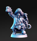 Dwarf Pirate Madolff One Eye | Sailing the Seas | Fantasy Miniature | RN Estudio